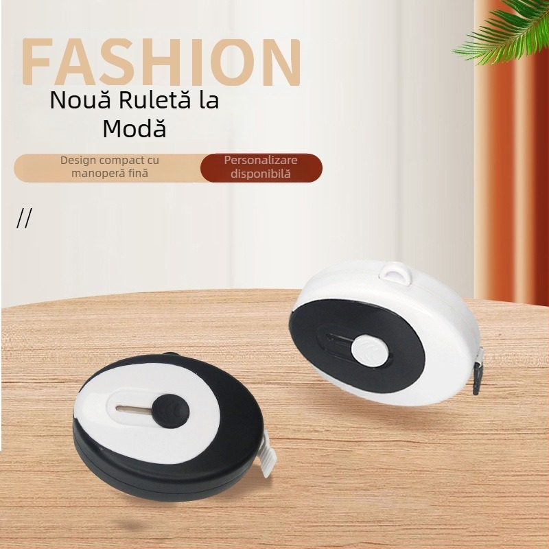 Bandă de precizie Panda, mini riglă flexibilă multifuncțională, cuțit portabil pentru deschiderea coletelor și măsurare în trei dimensiuni