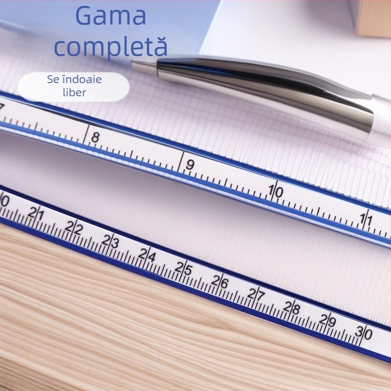 Rigla flexibilă, în formă de șarpe, de 30 cm, pentru realizarea plăcilor și diagramelor