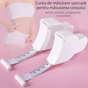 Bandă automată de măsurare a circumferințelor - talie, ABS+PVC, utilizare casnică, pachet 500 buc