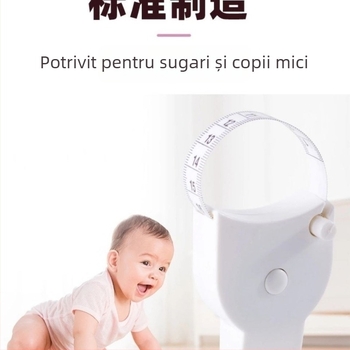 Bandă automată de măsurare a circumferințelor - talie, ABS+PVC, utilizare casnică, pachet 500 buc