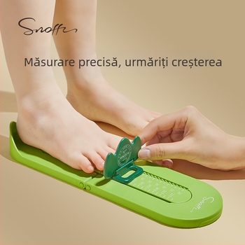 Snoffy Instrument de Măsurat Lungimea Piciorului pentru Bebeluși și Copii – Utilizare Casnică, ABS Plastic, Instrument de Măsurare a Lungimii Piciorului pentru Încălțăminte