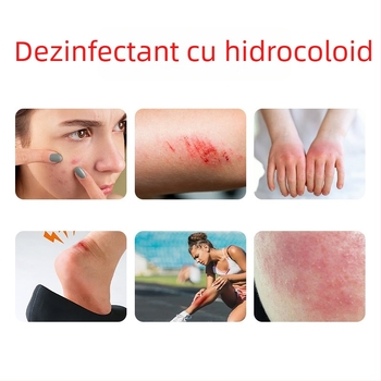 Rol hidrocoloid cu margine pentru călcâi, grosime 0,3 mm, Material hidrocoloid, Imprimare logo disponibilă, Personalizare disponibilă