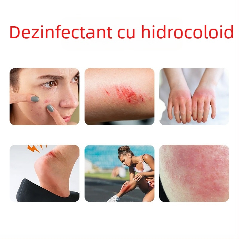 Rol hidrocoloid cu margine pentru călcâi, grosime 0,3 mm, Material hidrocoloid, Imprimare logo disponibilă, Personalizare disponibilă