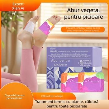 Talpă autoîncălzitoare pentru picioare cu mugwort – pentru masaj, Fairy Master, produs moxa