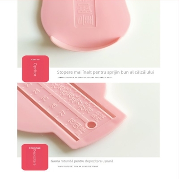 Măsurător pentru picior pentru adulți și copii – Instrument universal de măsurare a mărimii pantofilor, din plastic