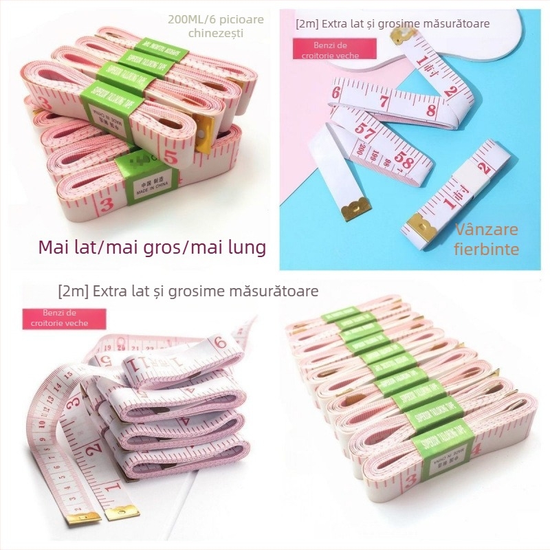Bandă metrică din plastic - riglă moale pentru măsurarea hainelor, Nr. produs 1007722740