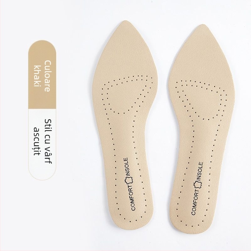 Talented 5091cx Tălpi autoadezive pentru femei – piele naturală, talpă întreagă, deodorant, respirabile, ultra-subțiri