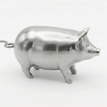 Bandă de măsurat mini în formă de purcel, metal, model 020, gamă de măsurare 150, inspirată de antichități