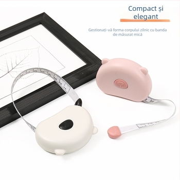 Măsură de bandă cu formă de cap de urs, material ABS, marcă Yan yu, model Student tape measure, interval de măsurare 150 cm, personalizare disponibilă
