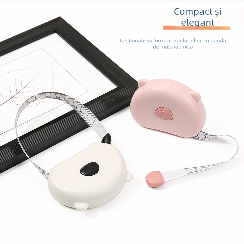 Măsură de bandă cu formă de cap de urs, material ABS, marcă Yan yu, model Student tape measure, interval de măsurare 150 cm, personalizare disponibilă
