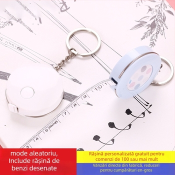 Yuhui QY-MiNi mini ruletă — plastic, gamă 200 cm, personalizare la comandă