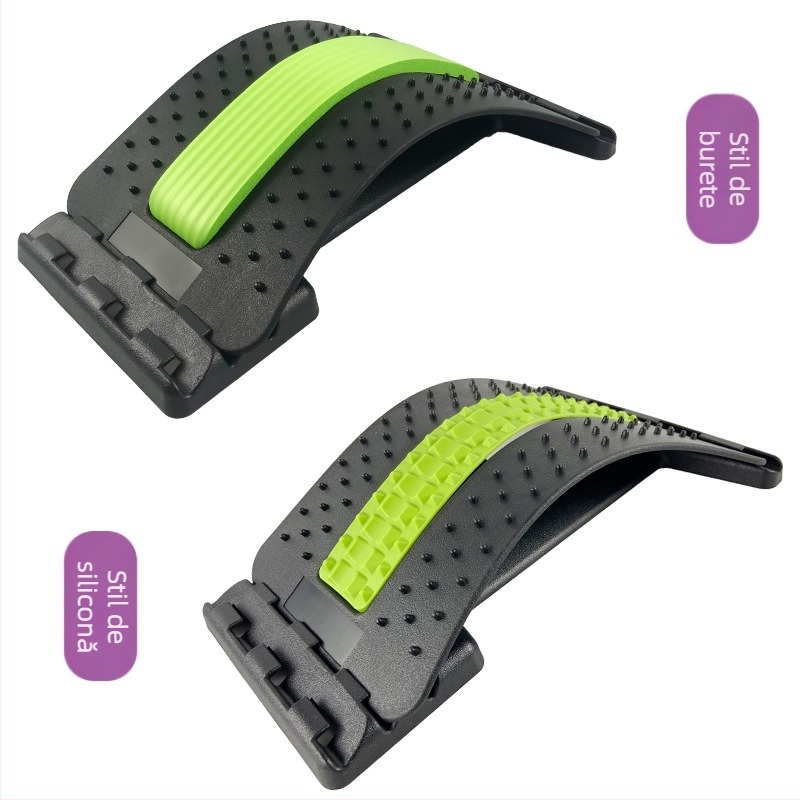 Masajor talie și corector de spate cu tracțiune lombară – Model acupuncură; Material: PP; Capacitate de încărcare: 150 kg; Marcă: Beili