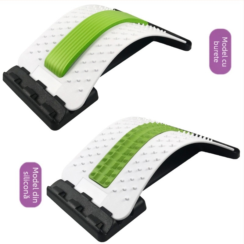 Masajor talie și corector de spate cu tracțiune lombară – Model acupuncură; Material: PP; Capacitate de încărcare: 150 kg; Marcă: Beili