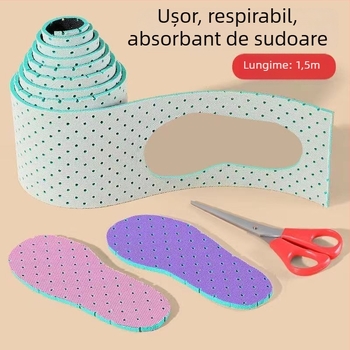 Tălpi pentru pantofi – din burete, decupabile pentru patru sezoane, unisex, absorb transpirația