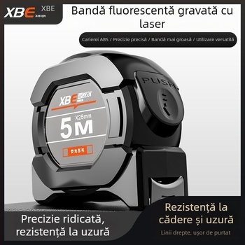 Ruletă de măsurat din oțel, cu iluminare în întuneric, model YGJC, gamă 1000, brand Zhiqiu