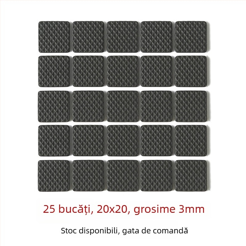 Păltițe protecție pentru picioarele scaunelor și mese — burete EVA cu spate din silicon, antiderapante și silențioase, autoadezive pentru mobilier, electrocasnice și meșteșuguri