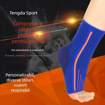 Tengda Protecție gleznă pentru sporturi – corp din nylon, respirabil și cald, pentru alergare și ciclism