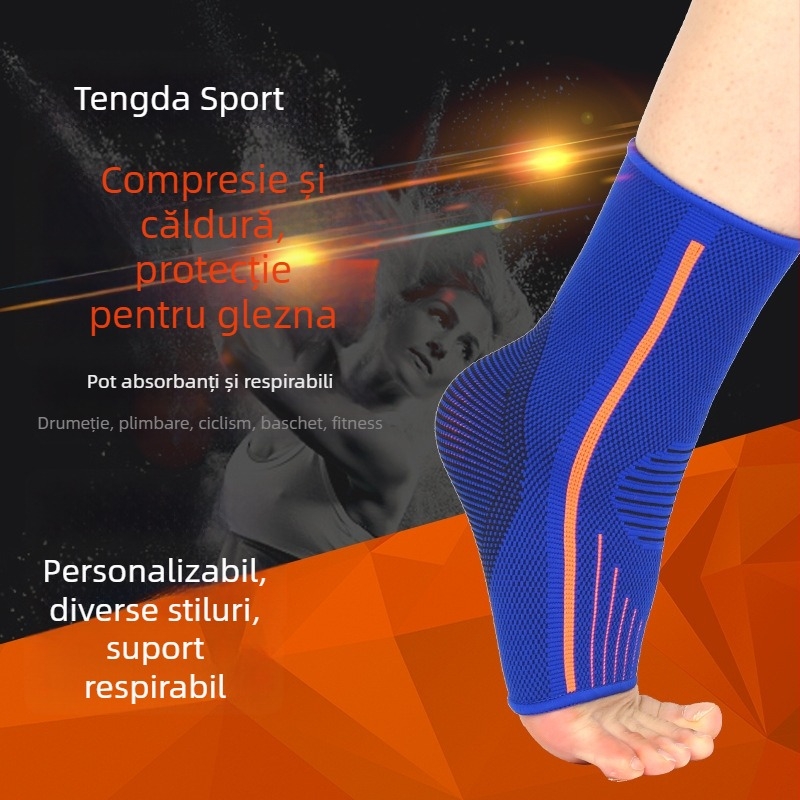 Tengda Protecție gleznă pentru sporturi – corp din nylon, respirabil și cald, pentru alergare și ciclism