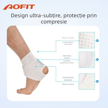 Manșetă de protecție a gleznelor pentru baschet — ușoară, respirabilă, din cauciuc-poliester, pentru adulți