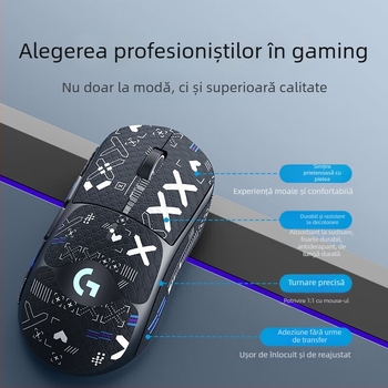 Sticker pentru mouse gaming GPW1/2 generație – antiderapant, rezistent la transpirație, plăcut la atingere, adeziv 3M detașabil