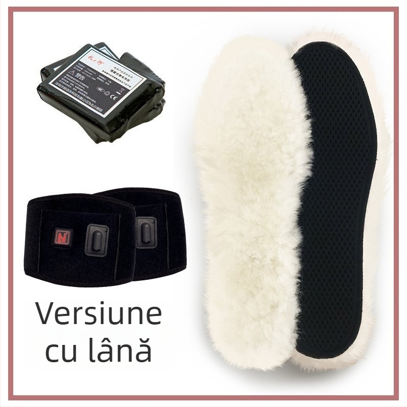 Talpă încălzită USB pentru papuci, unisex, suprafață din plasă, talpă EVA, utilizare casnică