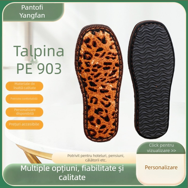 Talpă de pantofi 903, cauciuc, pentru iarnă, primăvară și toamnă; compatibilă cu încălțăminte casual, încălțăminte călduroasă, încălțăminte din material textil și papuci