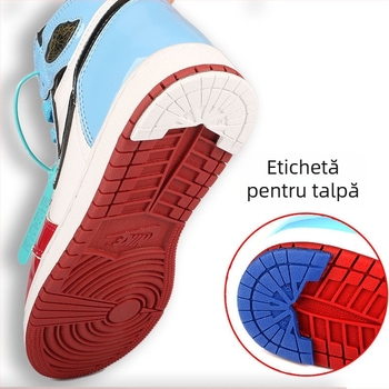 Placă de talpă autoadezivă pentru pantofi de baschet – anti-derapantă, rezistentă la uzură, cauciuc, model 018 Sole Stick (Set)
