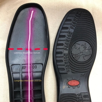 Pată de talpă din cauciuc pentru încălțăminte, plăcuță antiderapantă de înlocuire, potrivită pentru adidași, pantofi din piele și cizme; personalizare disponibilă