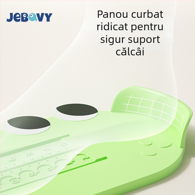 Instrument de măsurare a lungimii piciorului pentru bebeluși și copii — din plastic, măsoară lungimea piciorului și lungimea interioară a încălțămintei, pentru uz casnic, 1–12 ani