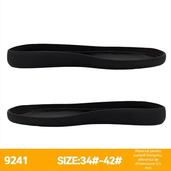 Material talpă din cauciuc pentru sandale și încălțăminte casual pentru femei, model 9241, potrivit pentru sandale și încălțăminte casual, producție 7–10 zile, ciclu de probă 7 zile