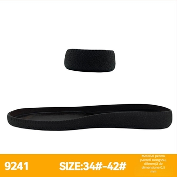 Material talpă din cauciuc pentru sandale și încălțăminte casual pentru femei, model 9241, potrivit pentru sandale și încălțăminte casual, producție 7–10 zile, ciclu de probă 7 zile