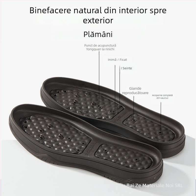 Tălpi pentru pantofi din cauciuc, pentru patru anotimpuri, masaj, antiderapante și talpă groasă
