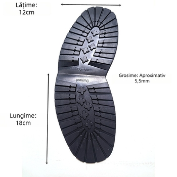 Autocolant pentru antepicior pe talpă, stil Plum Blossom, cauciuc, antiaderent, rezistent la uzură, accesoriu de reparație încălțăminte (DUMOUT)
