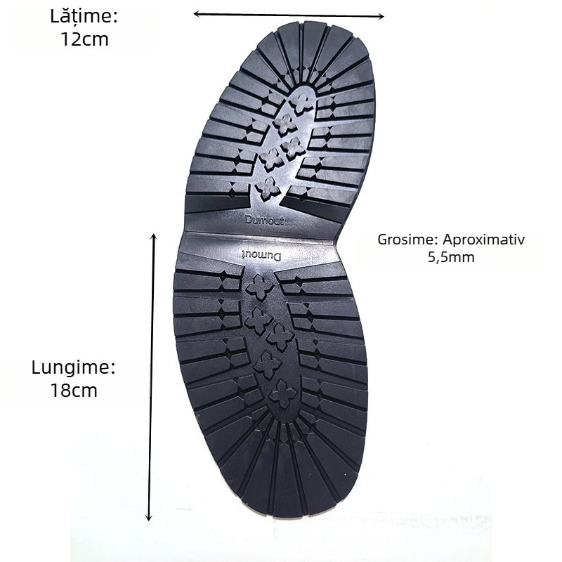 Autocolant pentru antepicior pe talpă, stil Plum Blossom, cauciuc, antiaderent, rezistent la uzură, accesoriu de reparație încălțăminte (DUMOUT)