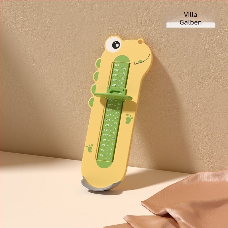 Dispozitiv de măsurare a talpii bebelușului pentru uz casnic, ABS plastic; brand Tong can; măsoară lungimea interioară a încălțămintei și lungimea piciorului pentru 1–6 ani