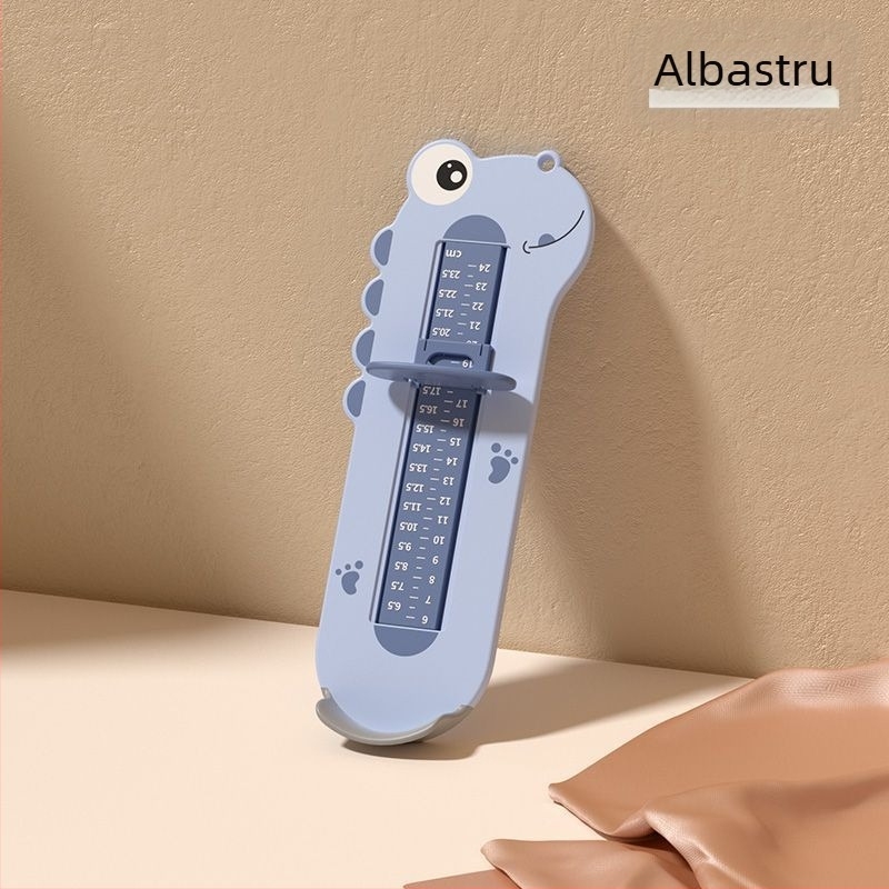 Dispozitiv de măsurare a talpii bebelușului pentru uz casnic, ABS plastic; brand Tong can; măsoară lungimea interioară a încălțămintei și lungimea piciorului pentru 1–6 ani
