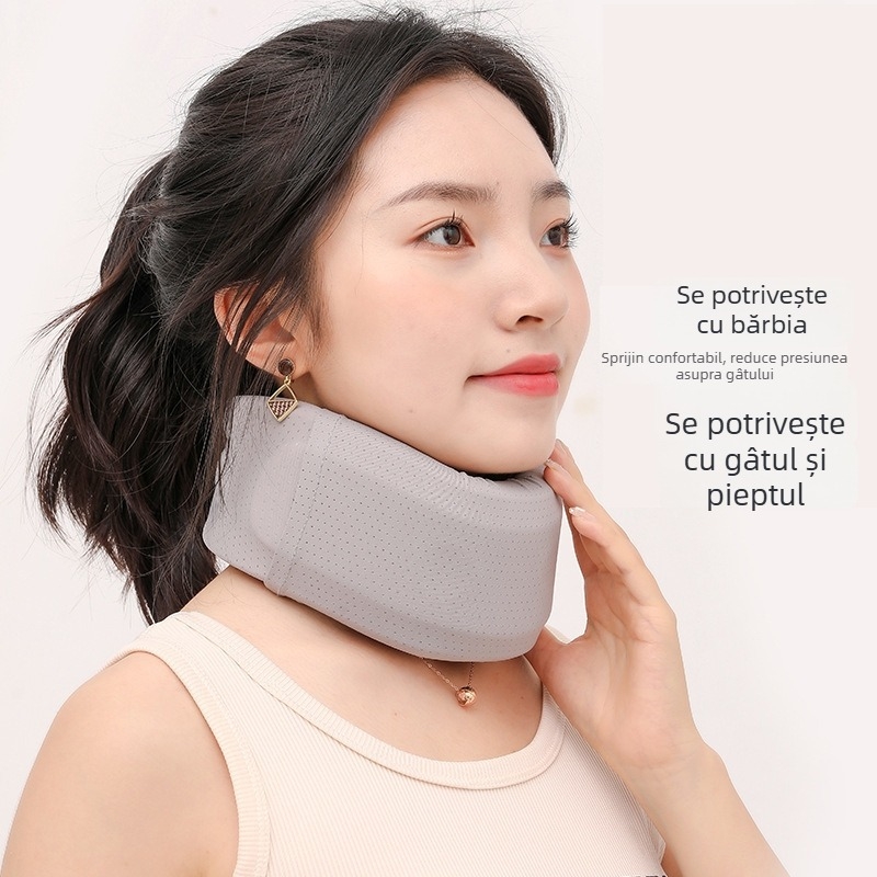 Guler cervical din spumă, suport reglabil pentru gât pentru corectarea posturii, imprimare logo disponibilă, garanție de 30 de zile