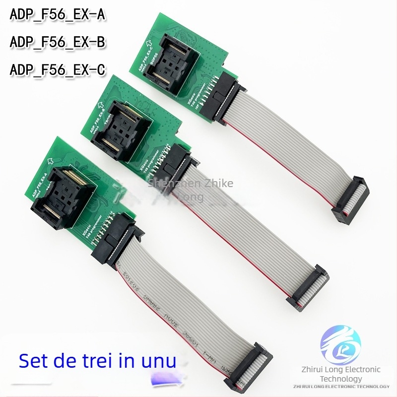 TSOP56 adaptor pentru conversie ADP_F56_EX-A/B/C pentru programatorul T48 — test burn-in, citire scriere