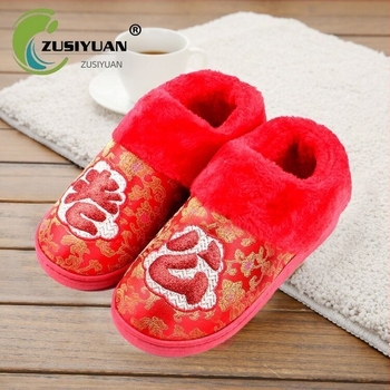 Șlapi unisex cu partea superioară din velur, talpă EVA, stil Baotou coreean