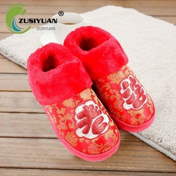 Șlapi unisex cu partea superioară din velur, talpă EVA, stil Baotou coreean