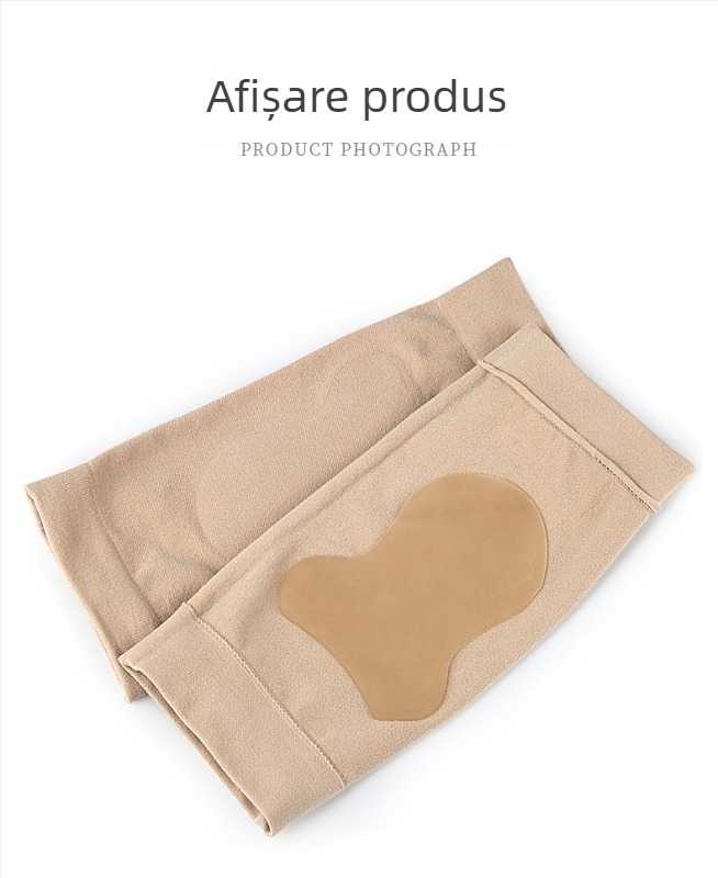 Șosetă de gleznă cu călcâi gel, design SEBS în formă de dovleac, protecție hidratantă împotriva crăpării pentru alergare; materiale: SEBS, nylon, spandex, Oak Silk