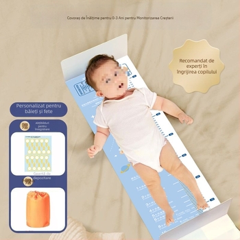 Covoraș de măsurare a înălțimii și greutății bebelușilor pentru sugari și copii