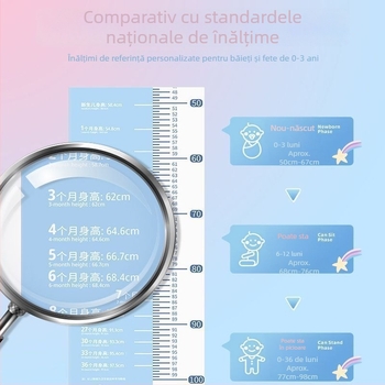 Covoraș de măsurare a înălțimii și greutății bebelușilor pentru sugari și copii