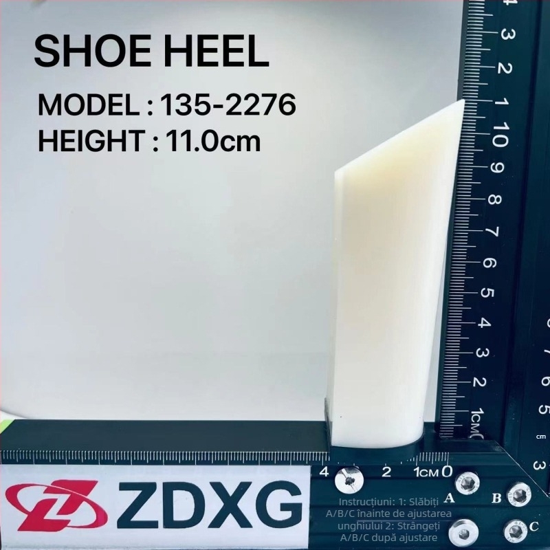 Pantofi de damă cu toc înalt | model 135-2276; material ABS; procesare: deschiderea matriței conform desenului de probă; potriviți pentru pantofi de damă și cizme