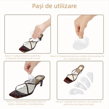 A14 Gel – Plăci transparente pentru arc, moi – pernă pentru partea din față a piciorului, talpă anti-fricțiune, potrivite pentru adidași, încălțăminte din piele și încălțăminte de lucru, personalizabile