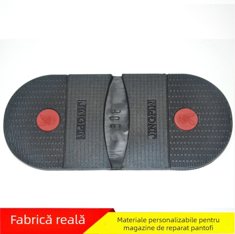 Material pentru toc pantofi – cauciuc natural, rezistent la uzură, anti-alunecare; potrivit pentru pantofi din piele, casual, de iarnă și de lucru