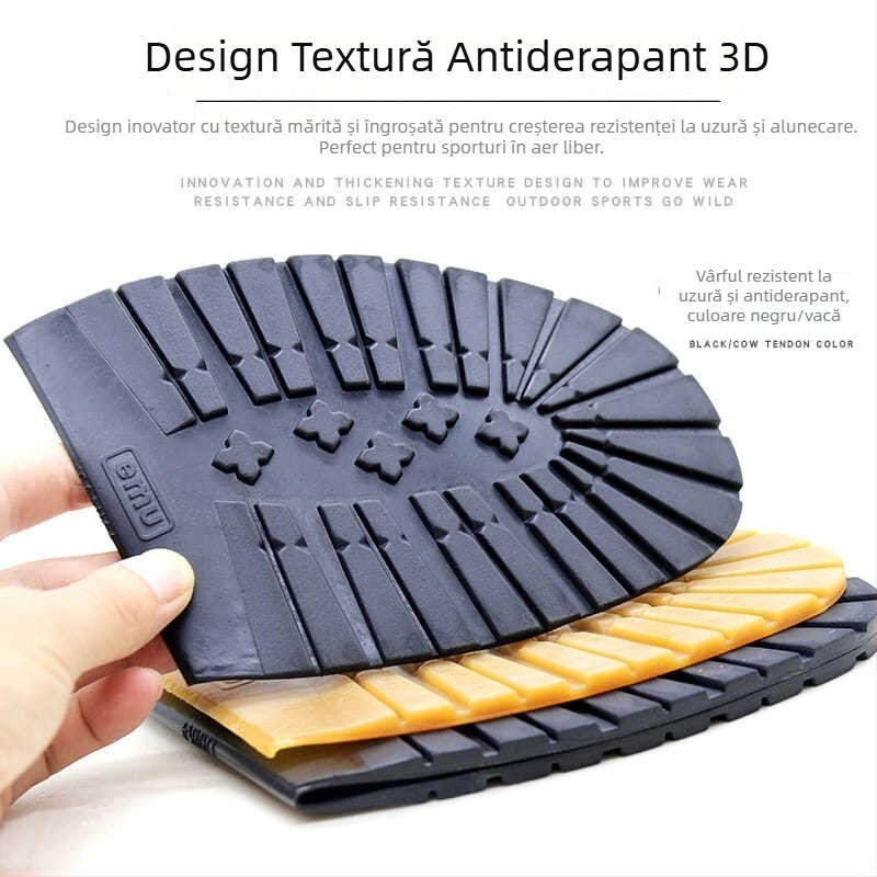 Lipeli pentru talpa pantofilor de alpinism – cauciuc, rezistente la uzură, antiderapante, îngroșate, pentru zona din față și călcâi a talpii