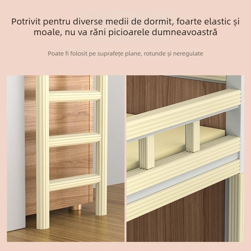 Covorașe de scară pentru cămin cu plăci antiaderare pentru trepte, burete spumă pentru scări și balustrade — Friendly, nbr, dormitor, stil modern simplu