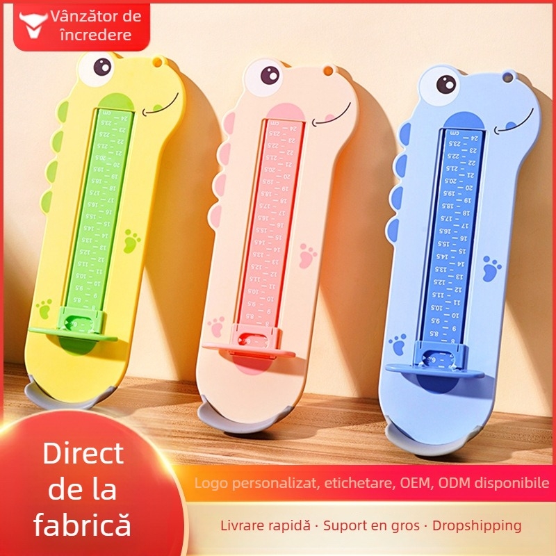 Dispozitiv de măsurat picior pentru copii - plastic ABS, 1–16 ani, ambalaj standard