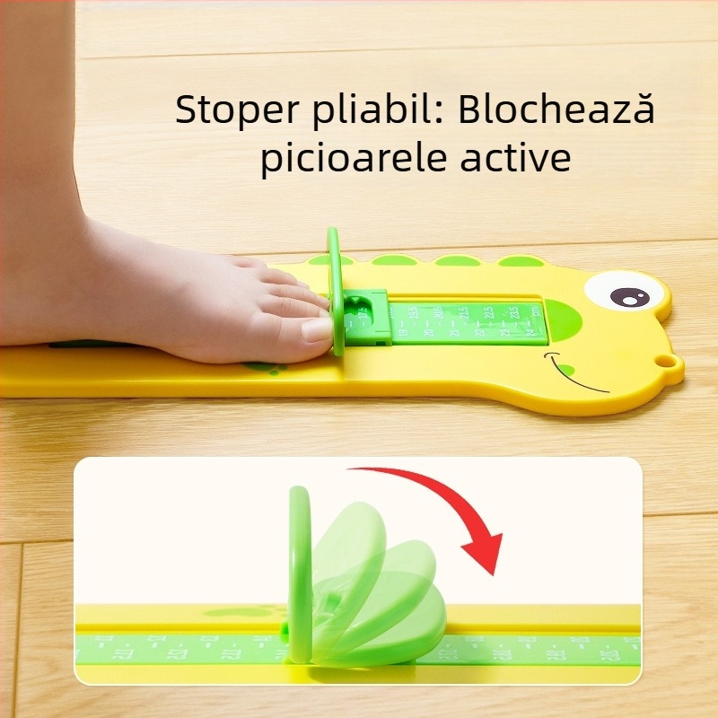 Dispozitiv de măsurat picior pentru copii - plastic ABS, 1–16 ani, ambalaj standard